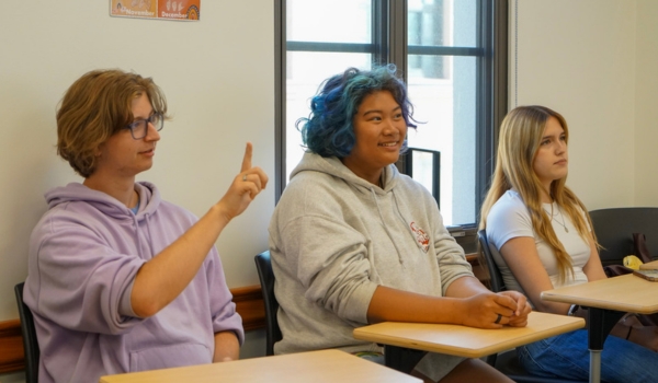 High school students attend presentation