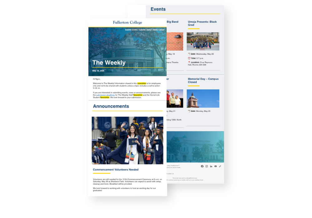 Hornet Life newsletter preview